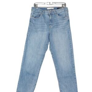 Ella Moss Jeans Straight Leg High Waisted Blue Denim 12/31